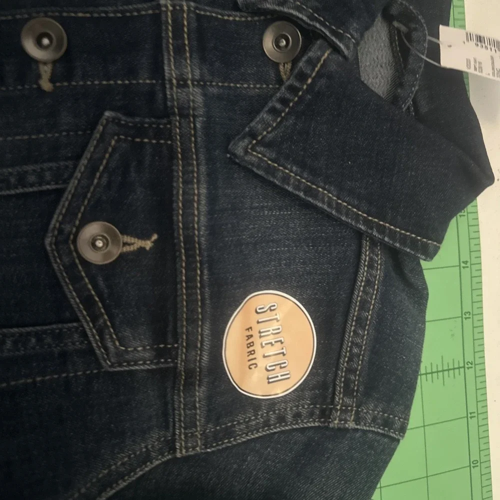 Place Denim Jean Jacket Girl's Size 7/8 New With Stretch